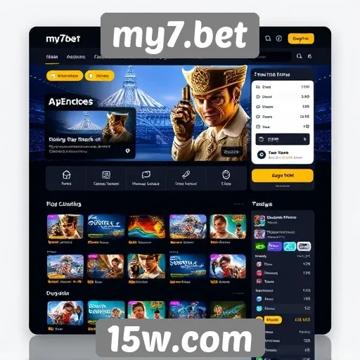 Interface do usuário do site my7.bet é intuitiva e acessível